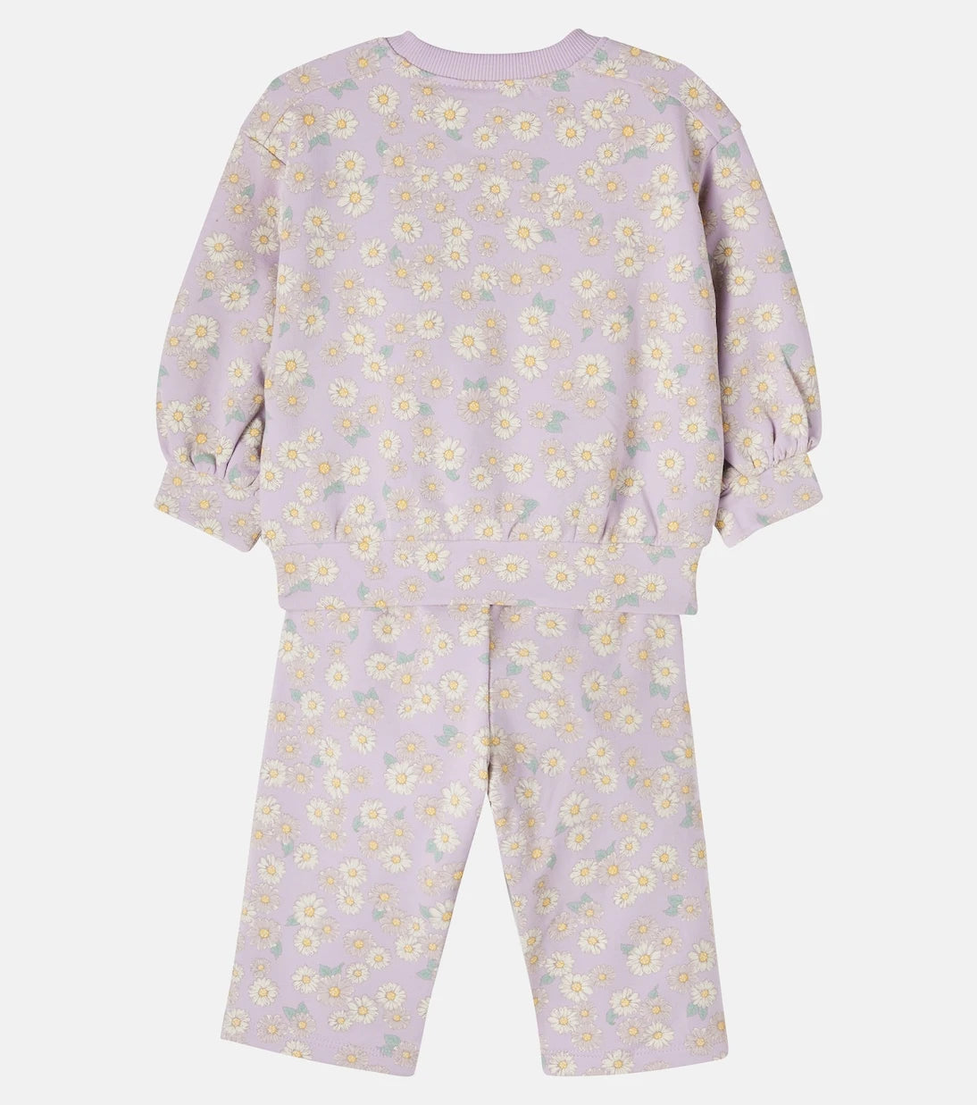 Wheat - Baby Lia floral cotton jersey sweatshirt