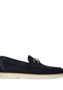 Suede Horsebit Loafers