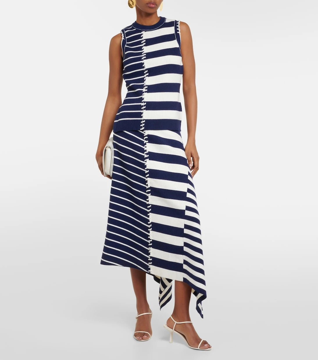Simkhai - Braylon asymmetrical midi skirt