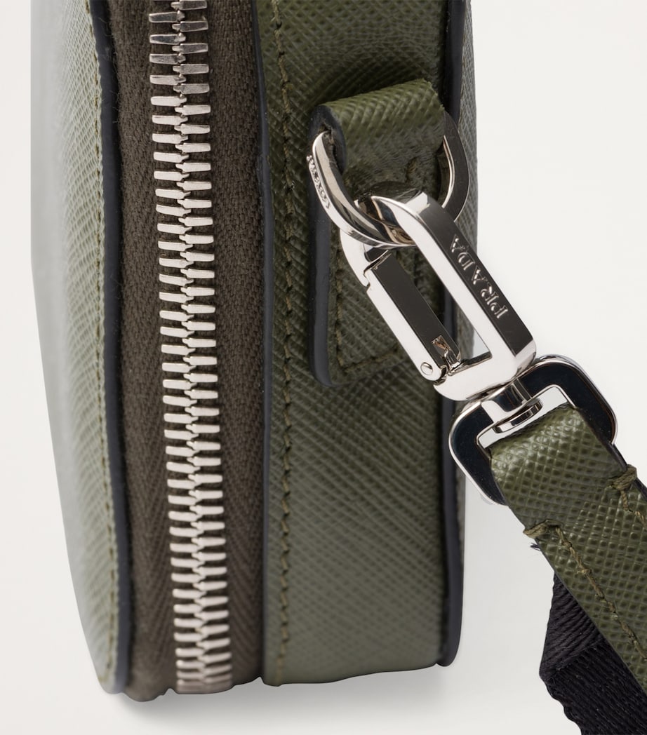 Prada Small Saffiano Leather Brique Cross-Body Bag