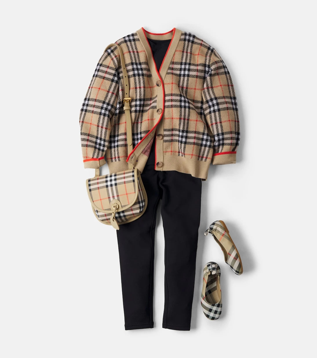 Burberry Kids - بنطلون كاروهات بربري