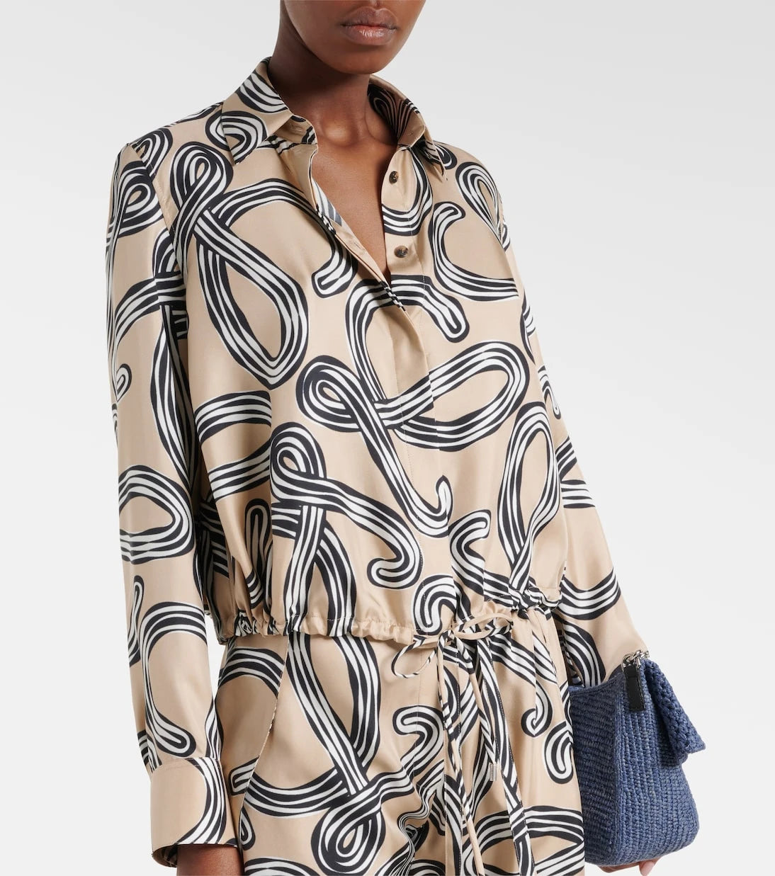 Loewe - Paula's Ibiza Anagram silk shirt