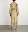 Gold Jacquard Liquid Velvet Robe