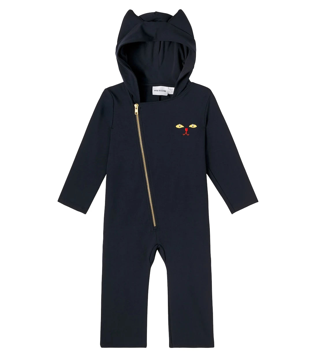 Mini Rodini - Catsuit cotton-blend jersey jumpsuit