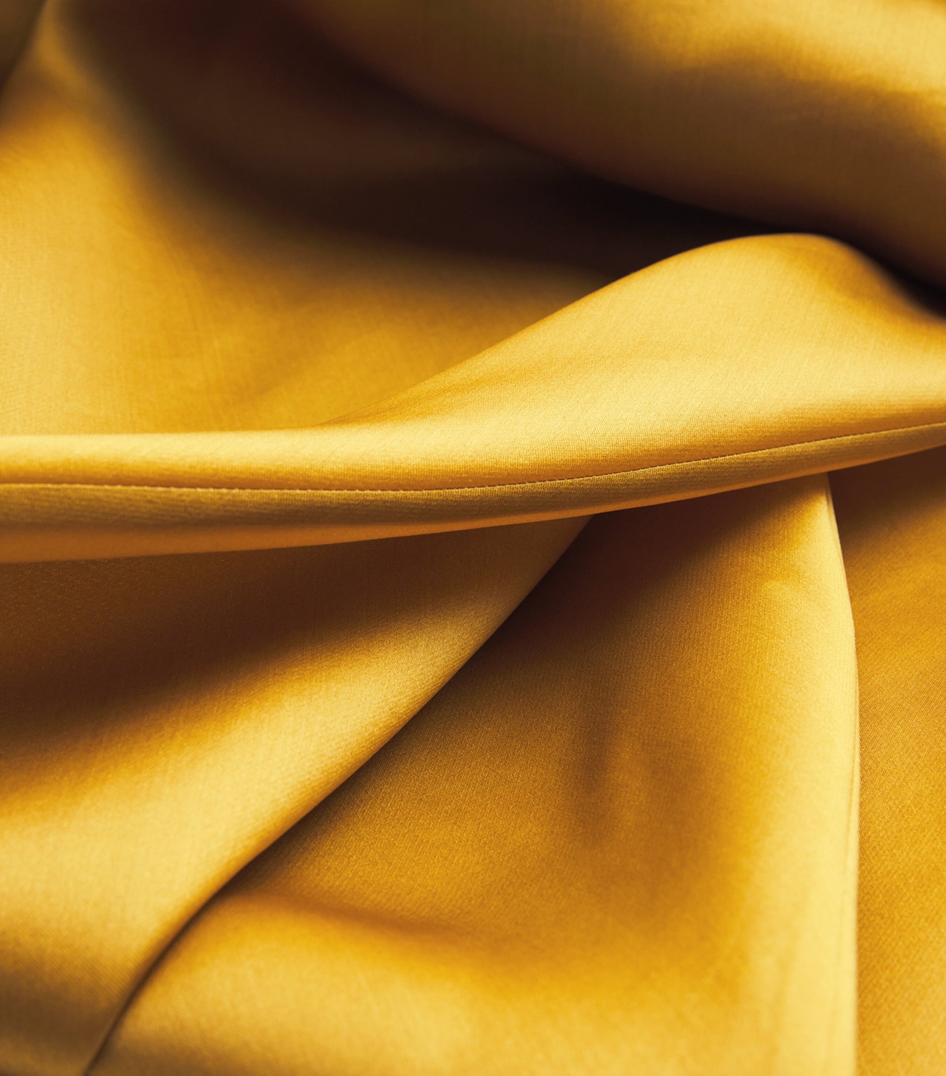 Yellow Silk Darby Midi Dress