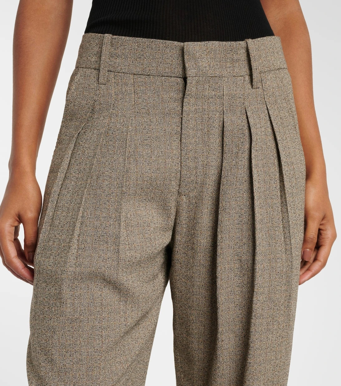 Isabel Marant - Iwena cotton-blend tapered pants
