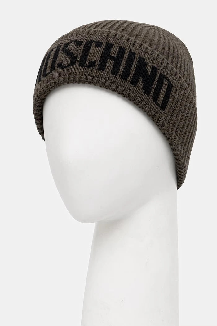Moschino шапка мъжка с вълна