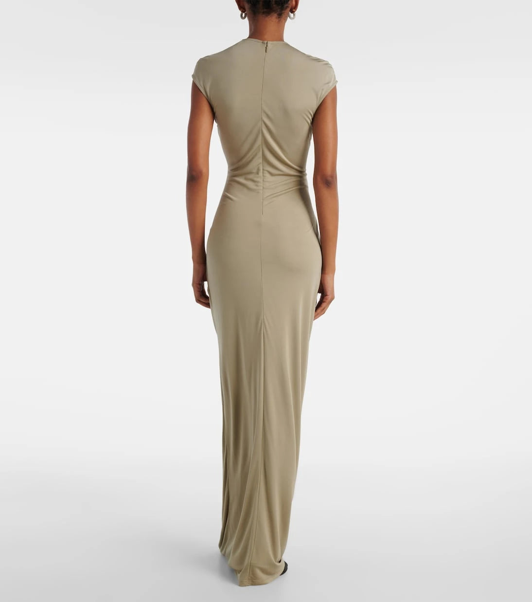 Christopher Esber - Duo Bezel Quartz jersey maxi dress