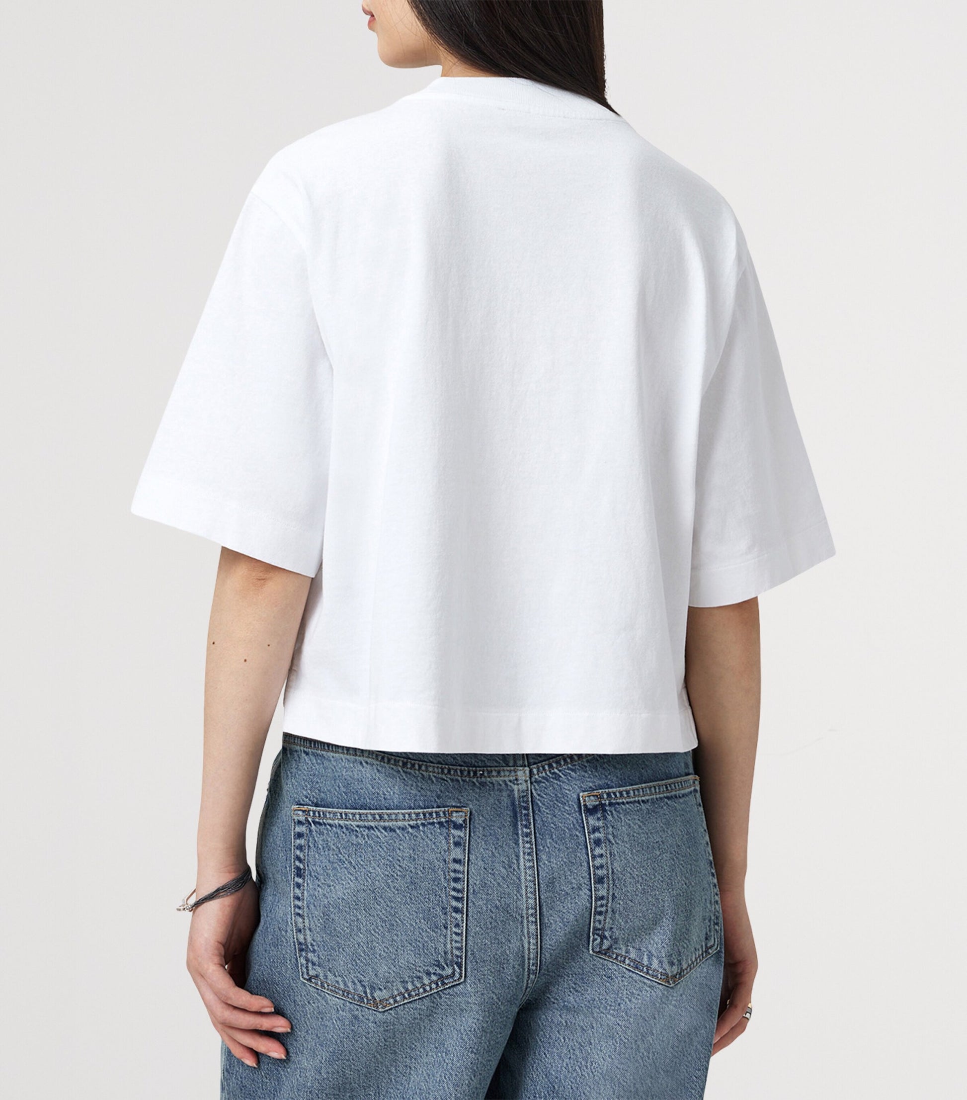 White Organic Cotton Trip Lottie T-Shirt