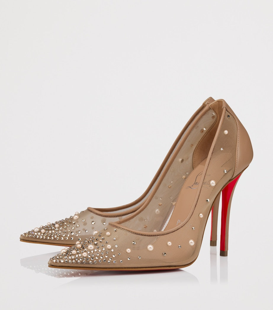 Miss Z Leather-Strass Pumps 100