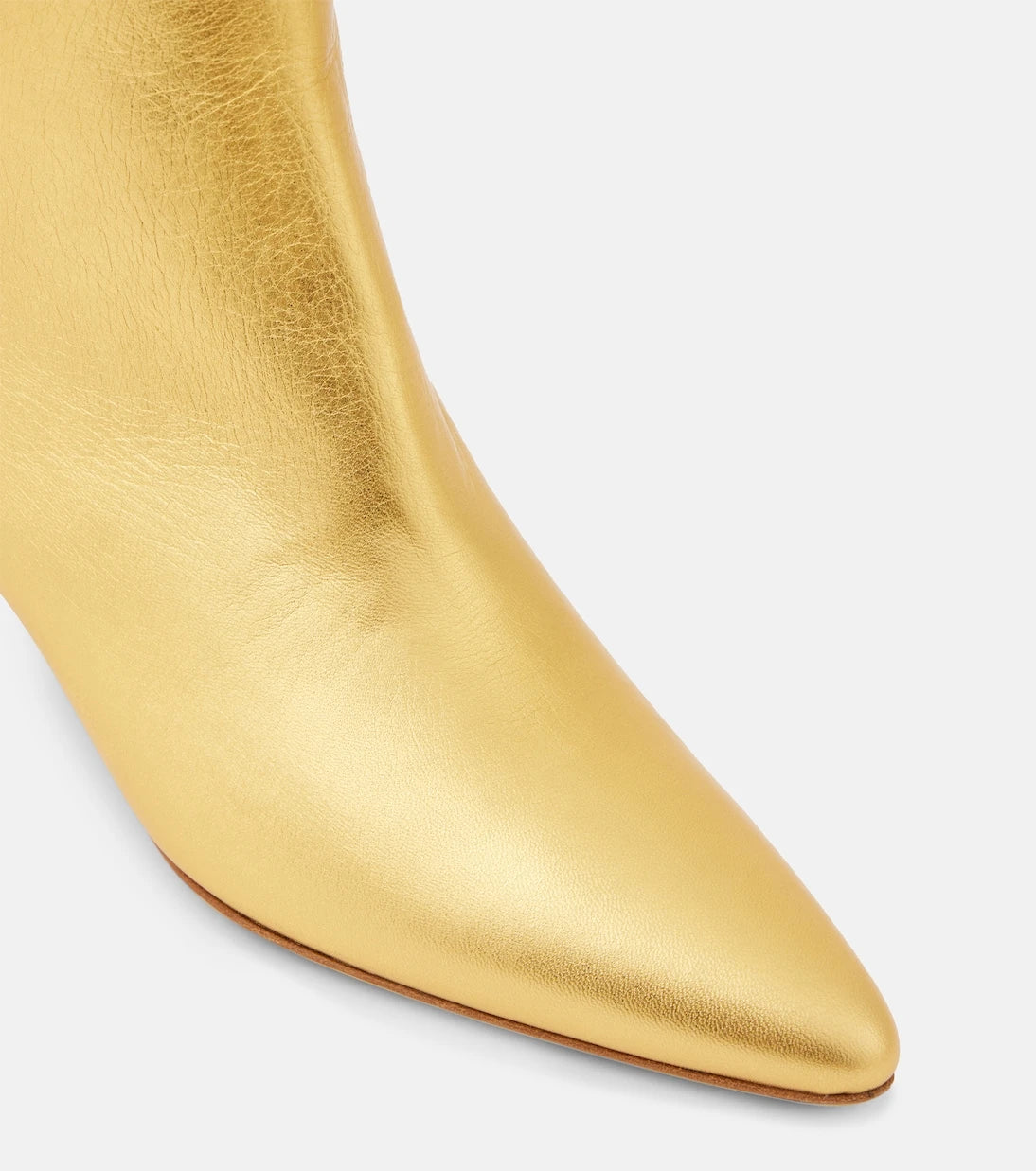 Gabriela Hearst - Clayton metallic leather ankle boots