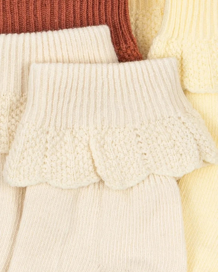 Konges Sløjd чорапи за деца 3 PACK FRILL SOCKS 3 броя