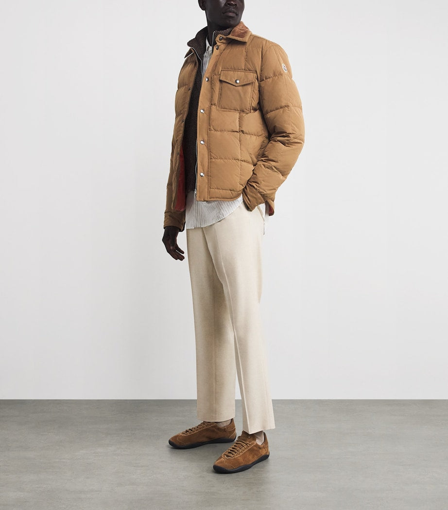 Beige Down Marcilly Puffer Jacket