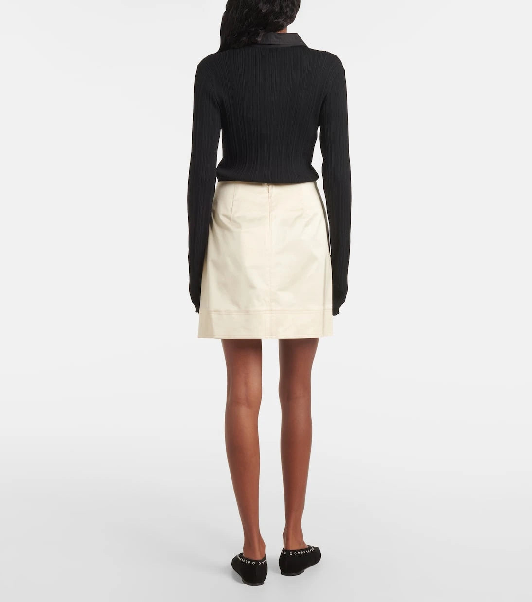 Toteme - Cotton-blend crêpe miniskirt