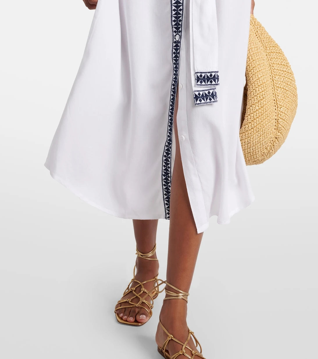 Melissa Odabash - Ally embroidered midi dress