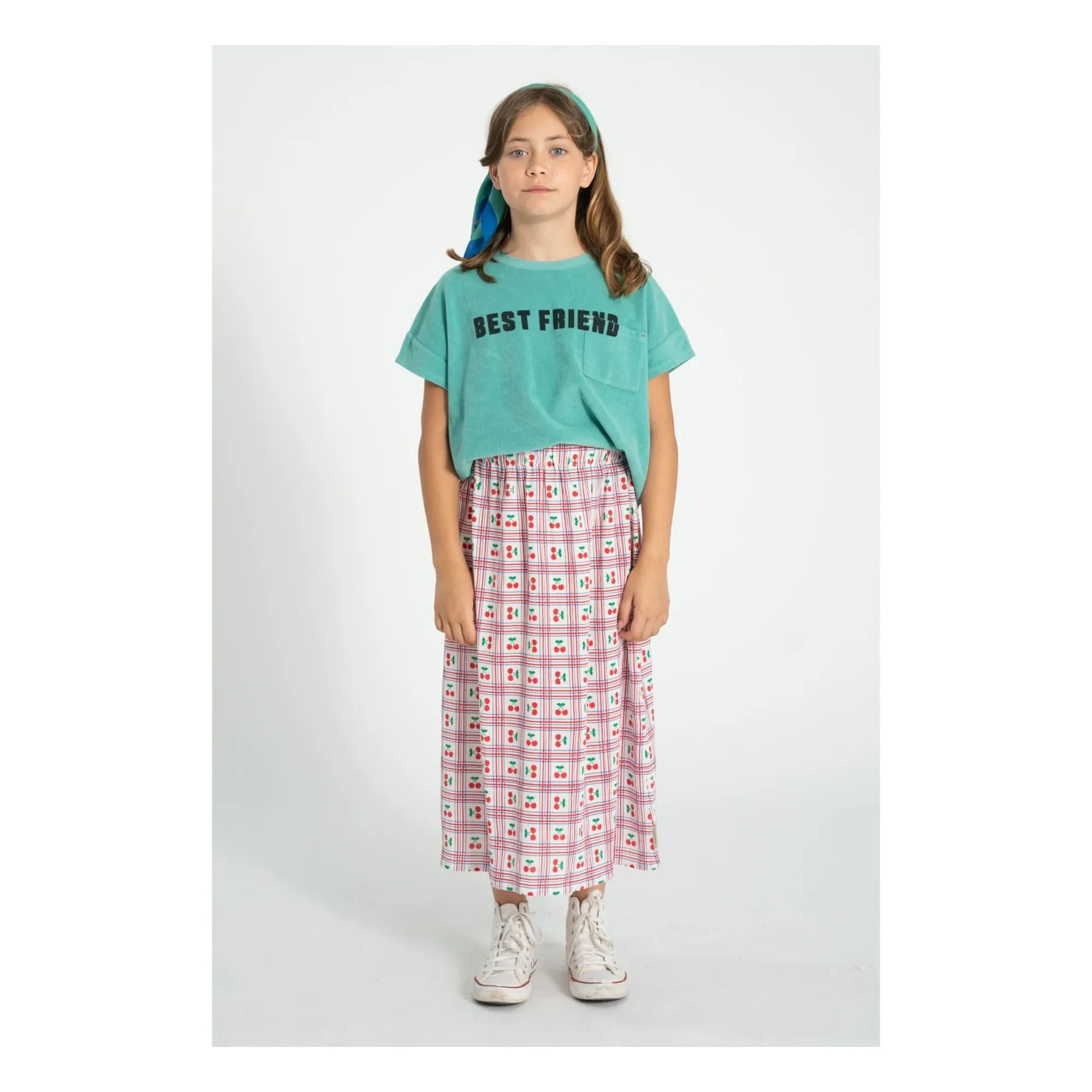 Piupiuchick - Cerises Long Skirt | Ecru