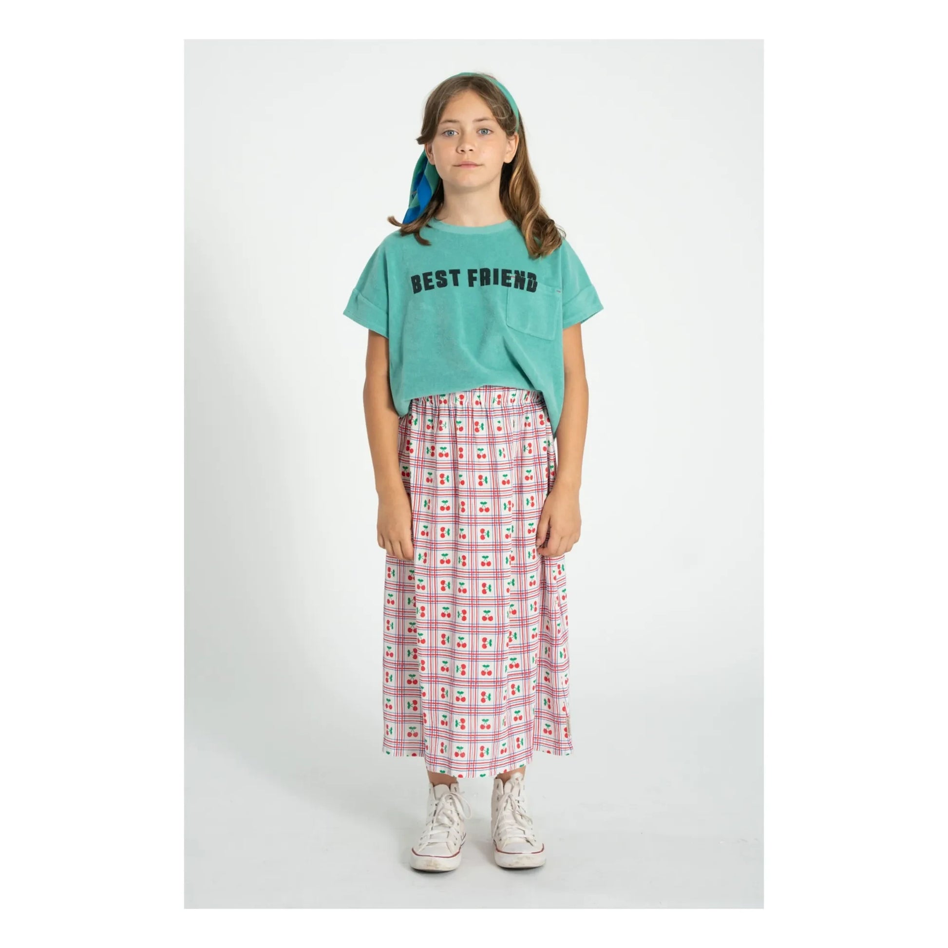Piupiuchick - Cerises Long Skirt | Ecru
