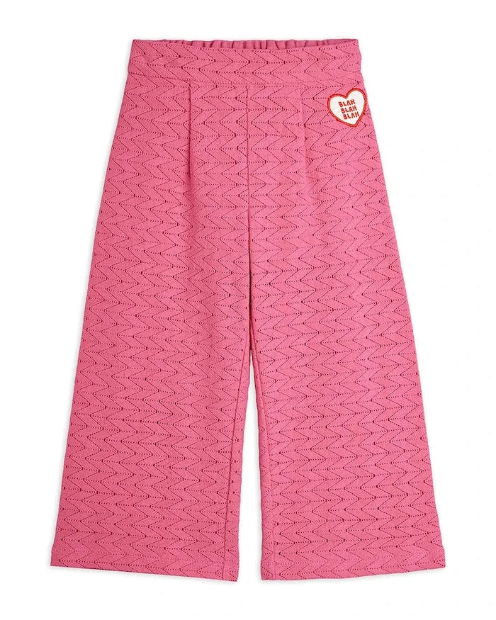 Mini Rodini спортен панталон за деца от памук Lace