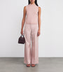 Weekend Max Mara Pink Knitted Sleeveless Top