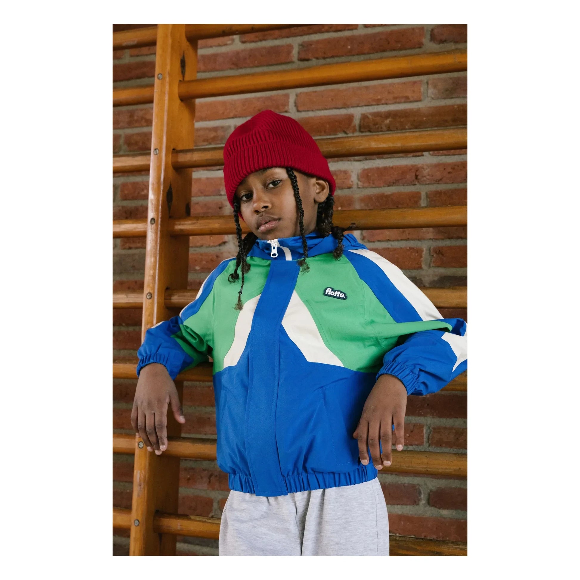 Flotte - Abbessito waterproof bomber Recycled fibers | Blue
