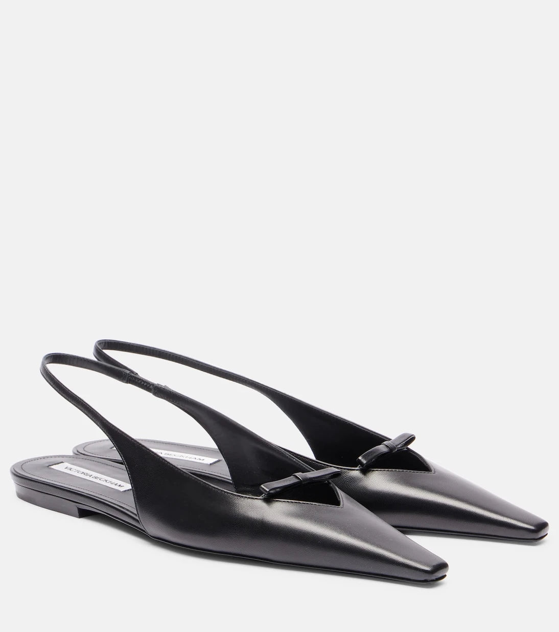 Victoria Beckham - Leather slingback flats