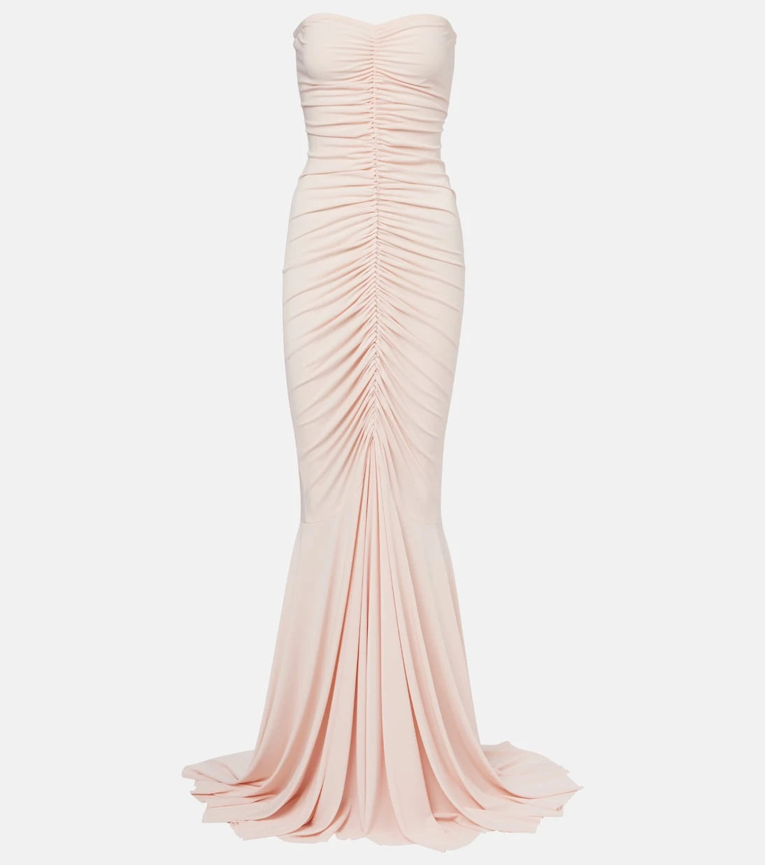 Norma Kamali - Ruched strapless gown