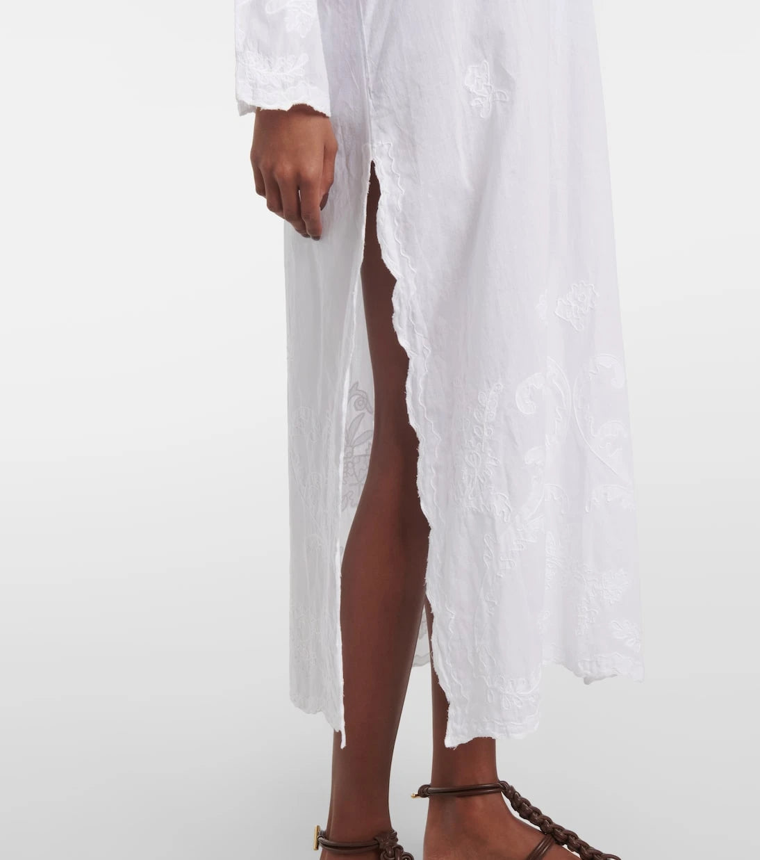 Juliet Dunn - Embroidered cotton kaftan