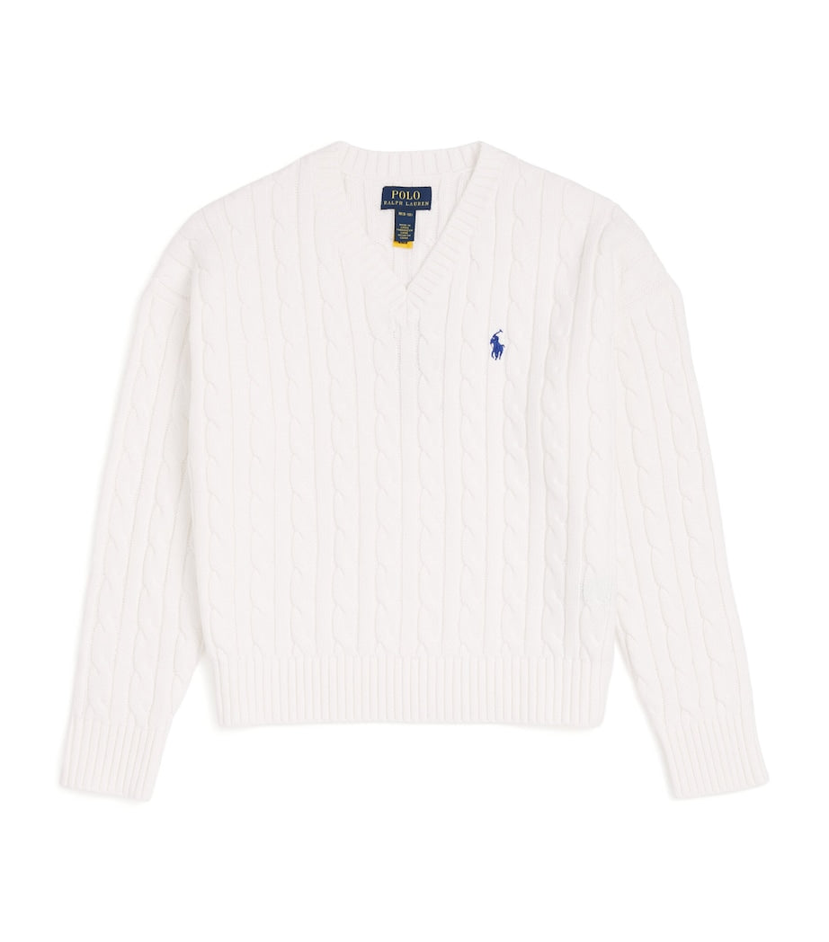 Ralph Lauren Kids Cotton Cable-Knit Sweater (7-11 Years)