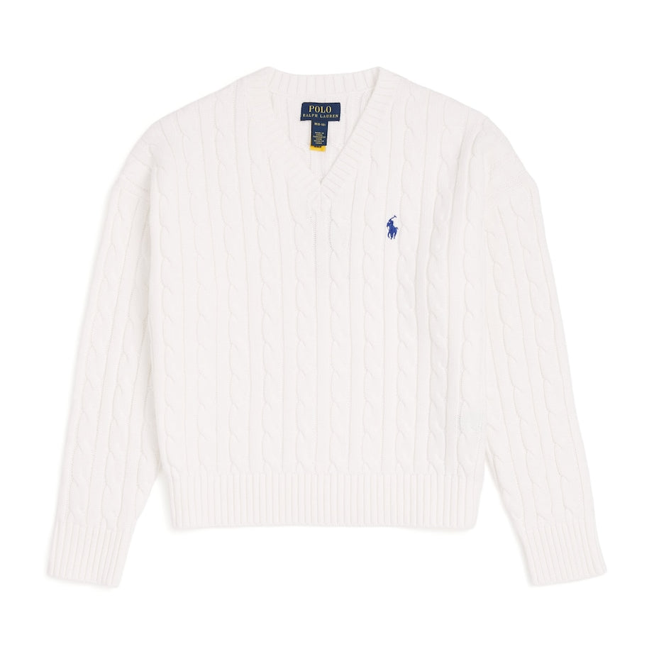 Ralph Lauren Kids Cotton Cable-Knit Sweater (7-11 Years)