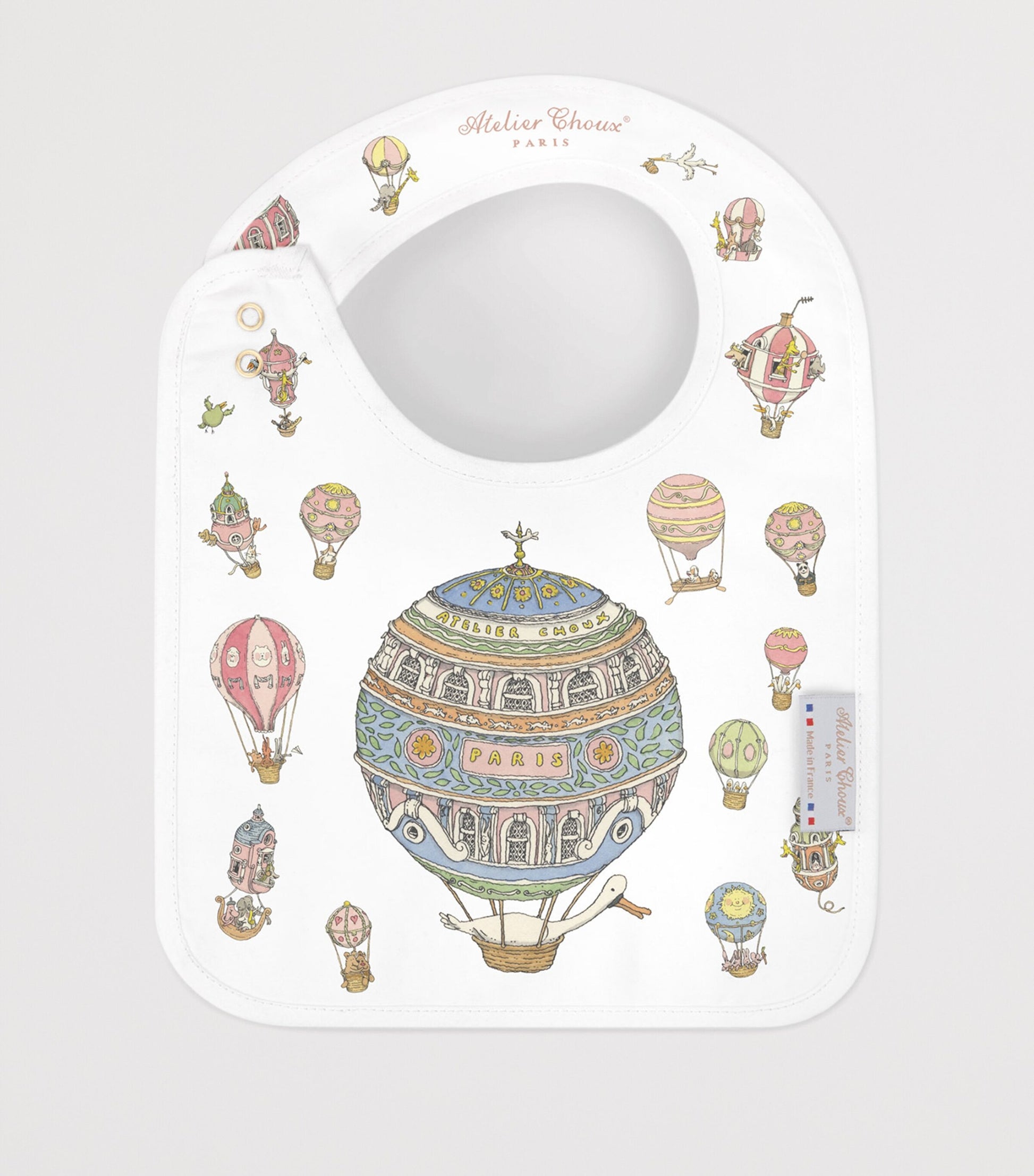 Printed Bib, Blanket and All-In-One Set (3-6 Months)