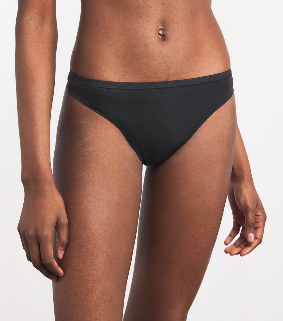 Calvin Klein Black Seamless Thong