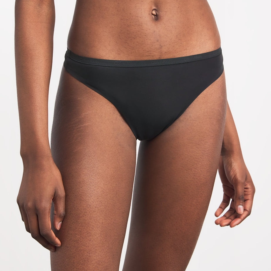 Calvin Klein Black Seamless Thong