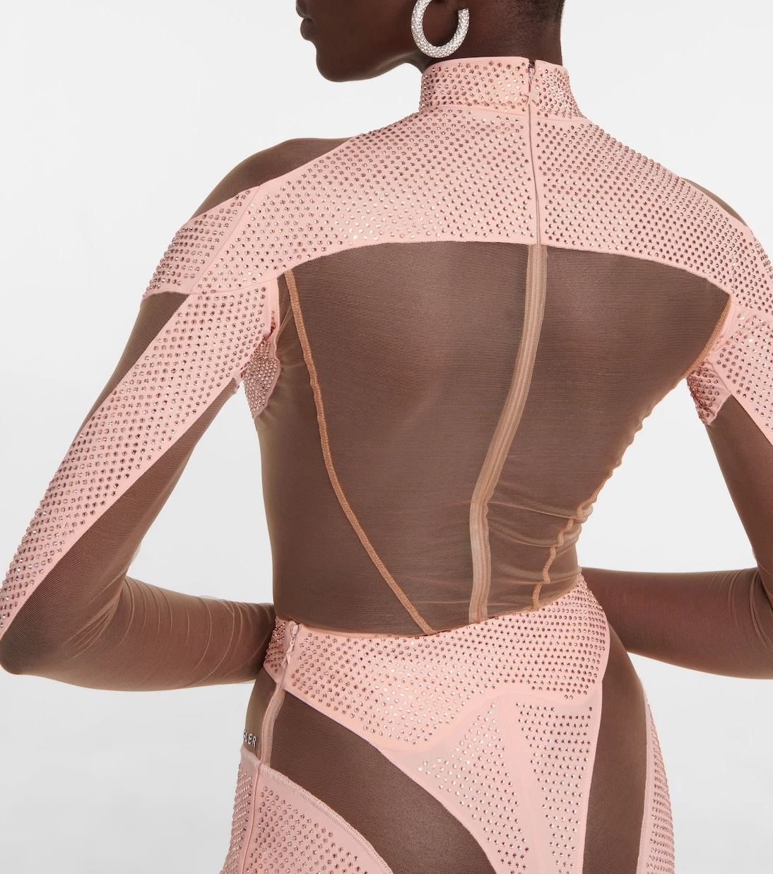 Mugler - Paneled bodysuit