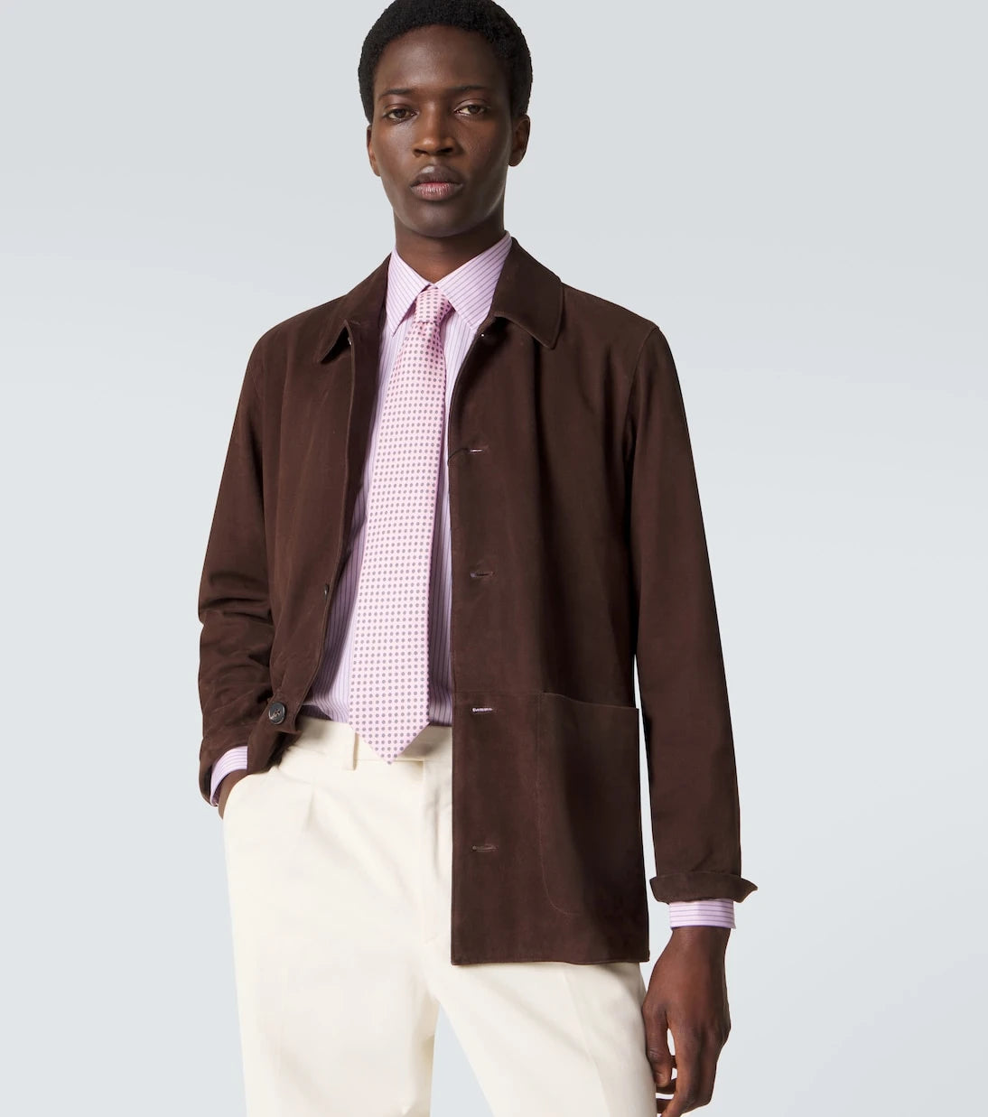 Brioni - Printed silk twill tie