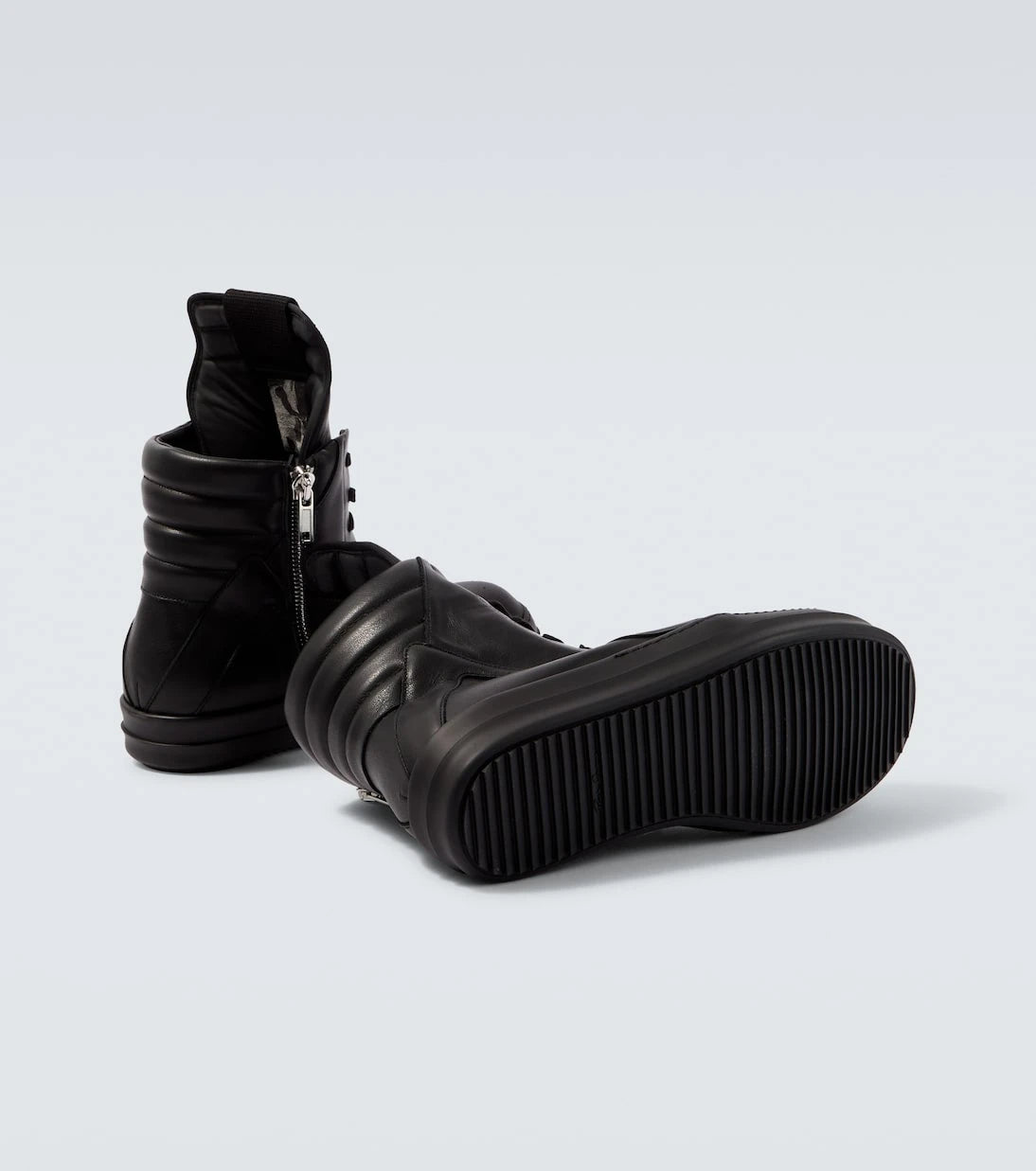 Rick Owens - Geobasket leather high-top sneakers
