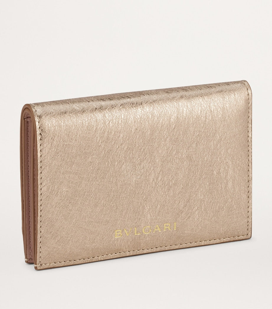 Bvlgari Gold Serpenti Forever Folded Card Holder