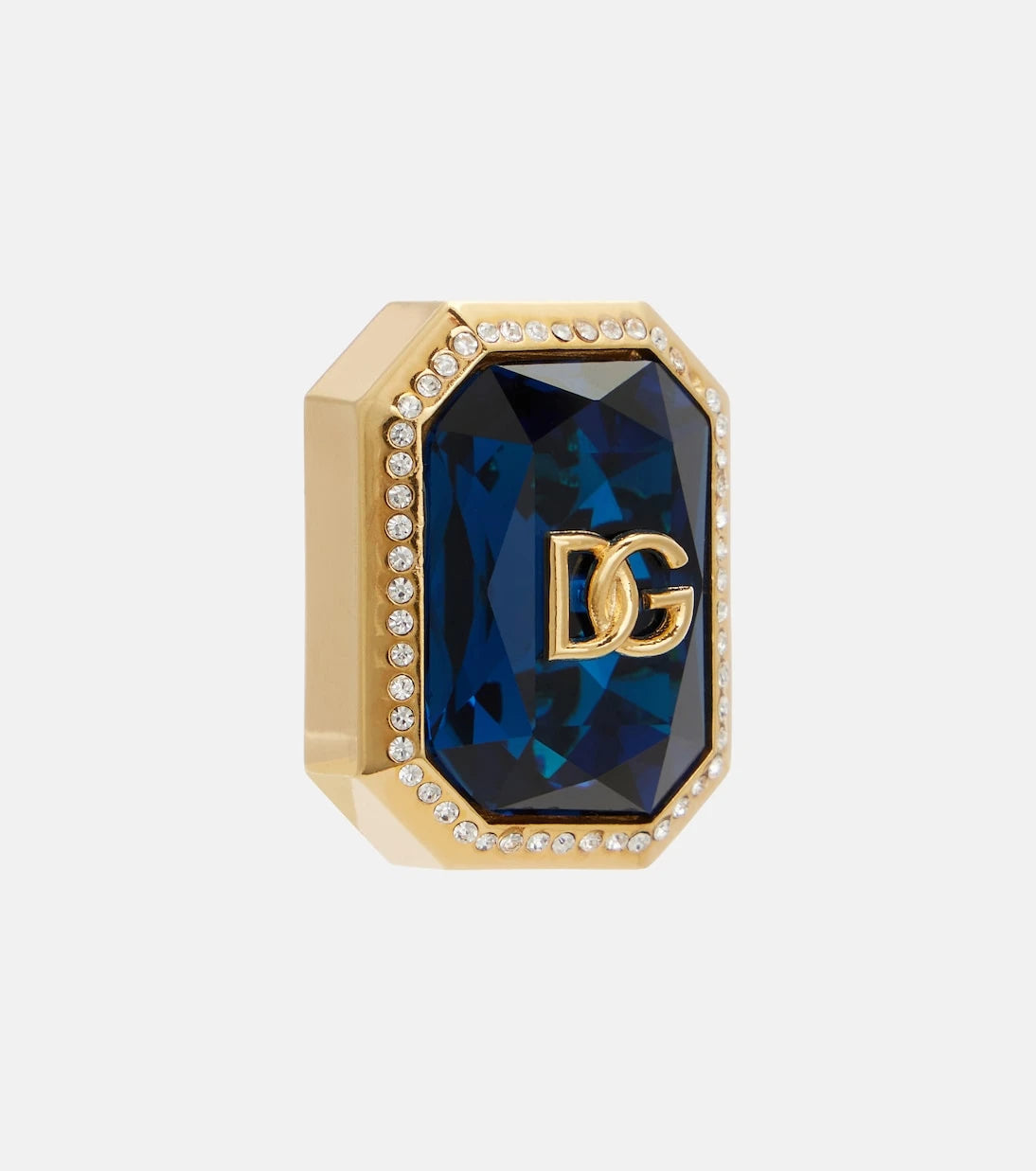 Dolce&Gabbana - DG embellished clip-on earrings