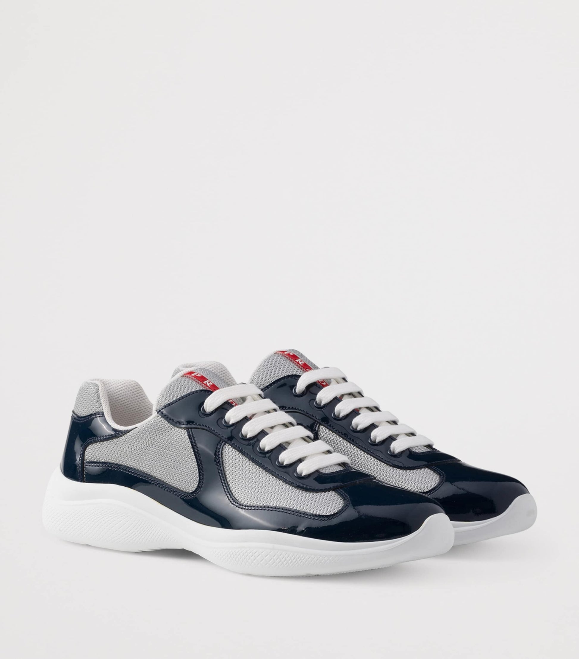 Patent Leather-Blend America's Cup Sneakers
