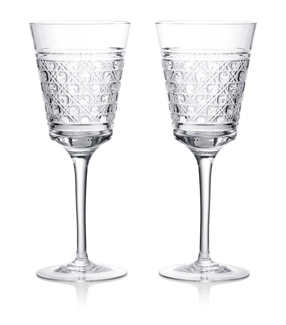 Set of 2 Crystal Red Wine Goblets (384ml)
