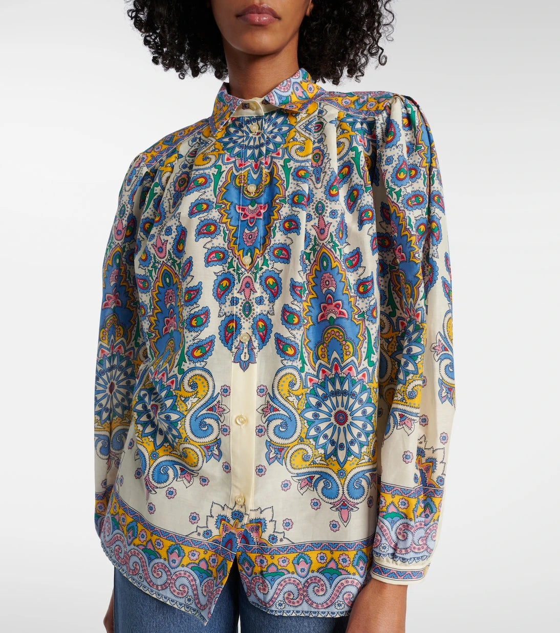 Etro - Paisley cotton and silk shirt