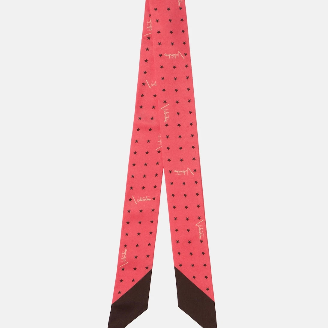 Valentino - Printed silk twill scarf