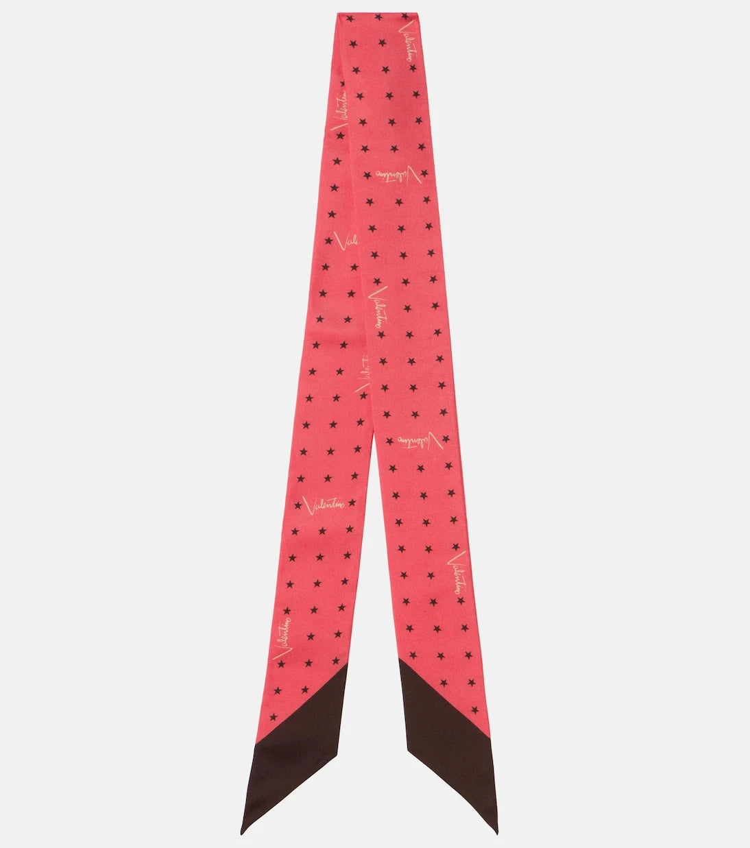 Valentino - Printed silk twill scarf