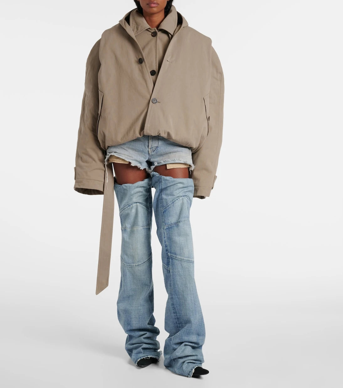 Balenciaga - شورت دنيم