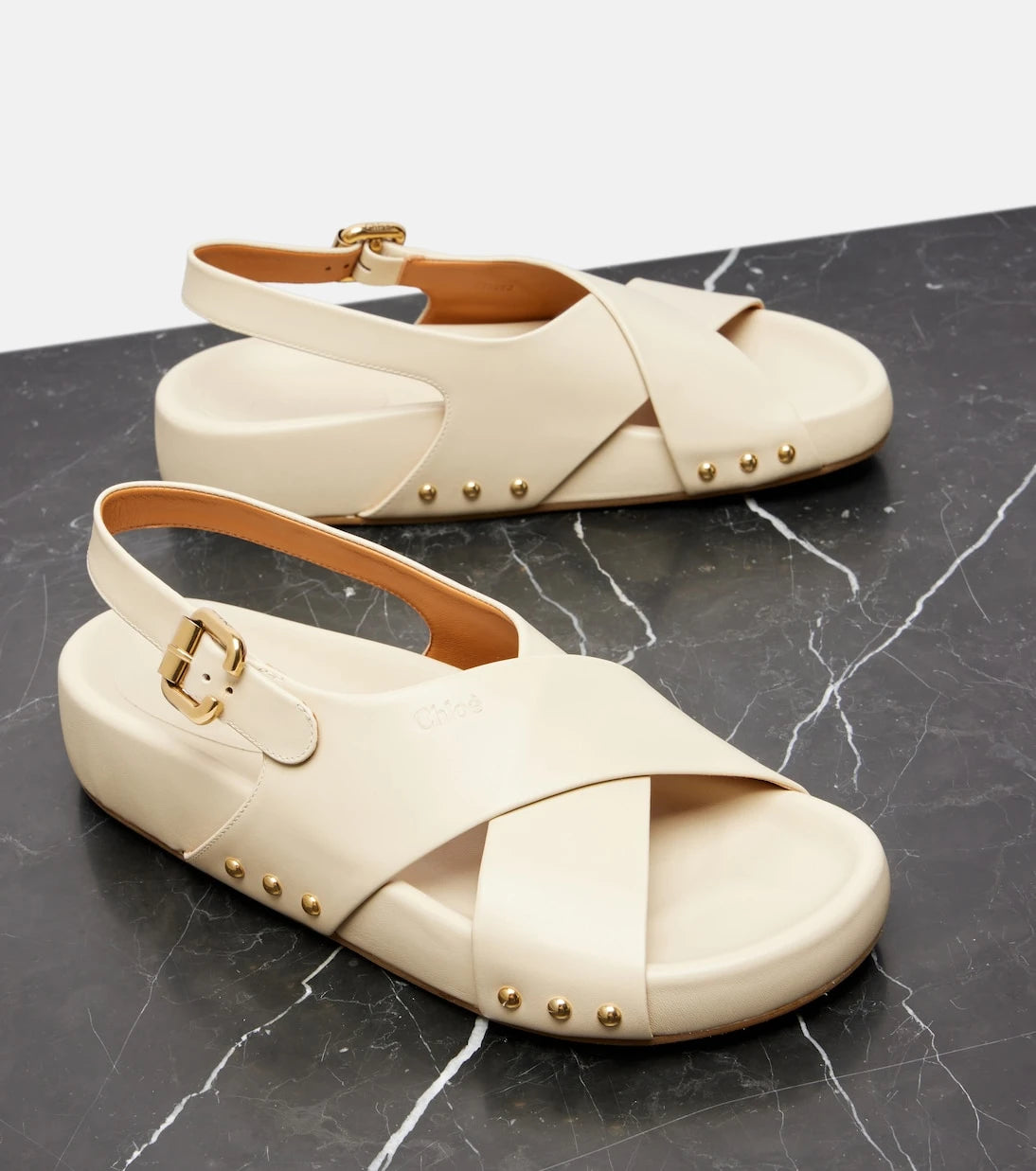 Chloé - Mae leather sandals