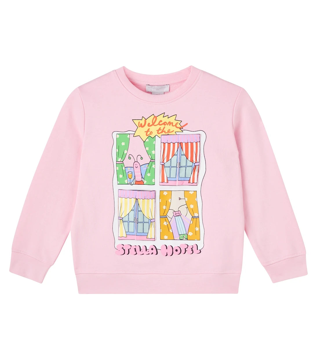 Stella McCartney Kids - سويت شيرت من قطن الجيرسيه المطبوع