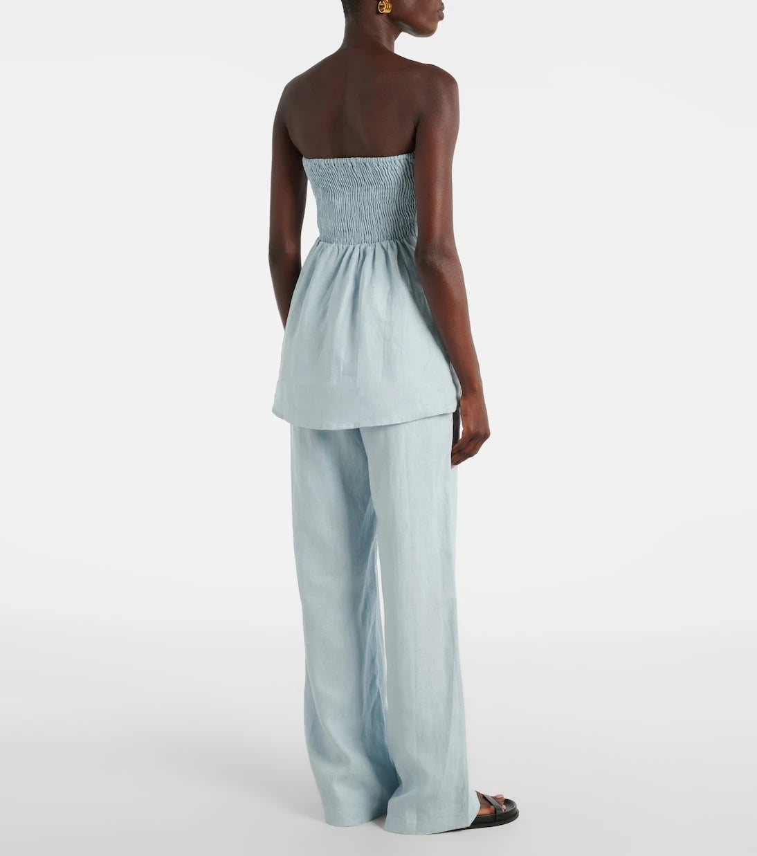 Faithfull - Boe Tunic strapless linen top