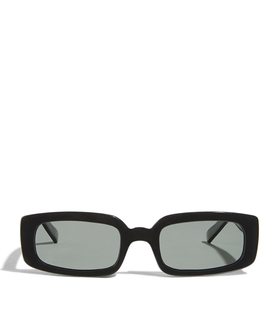 Black Rectangular Dynamite Sunglasses