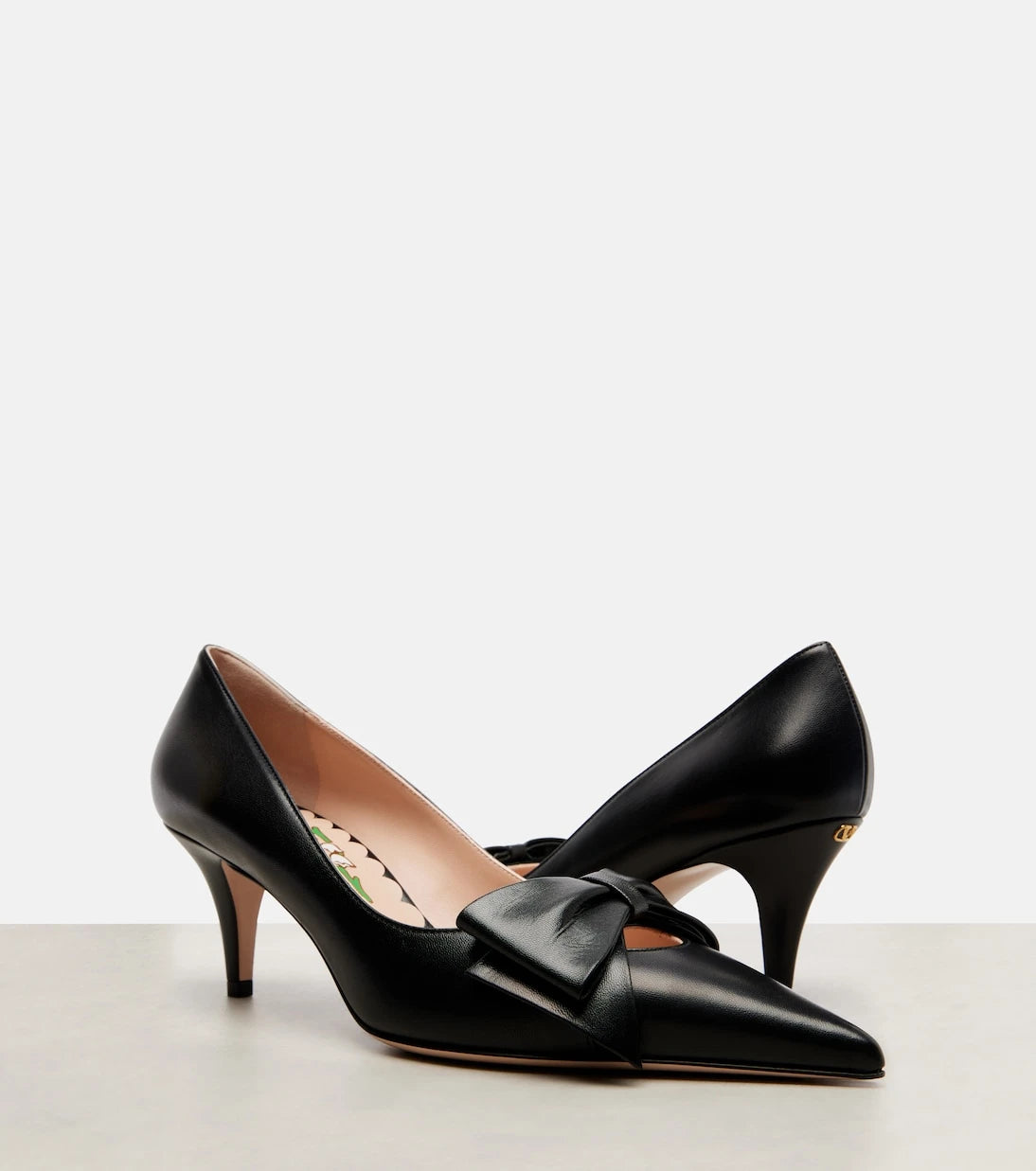 Valentino Garavani - Bowow 65 leather pumps