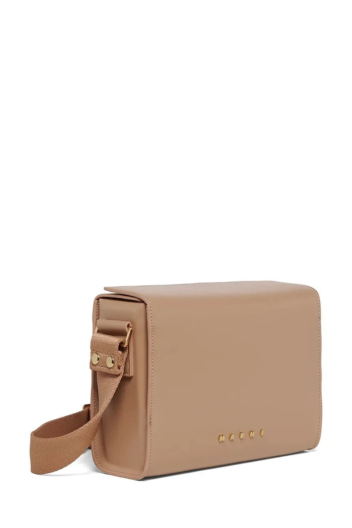 Marni çocuklar için suni deri crossbody çanta