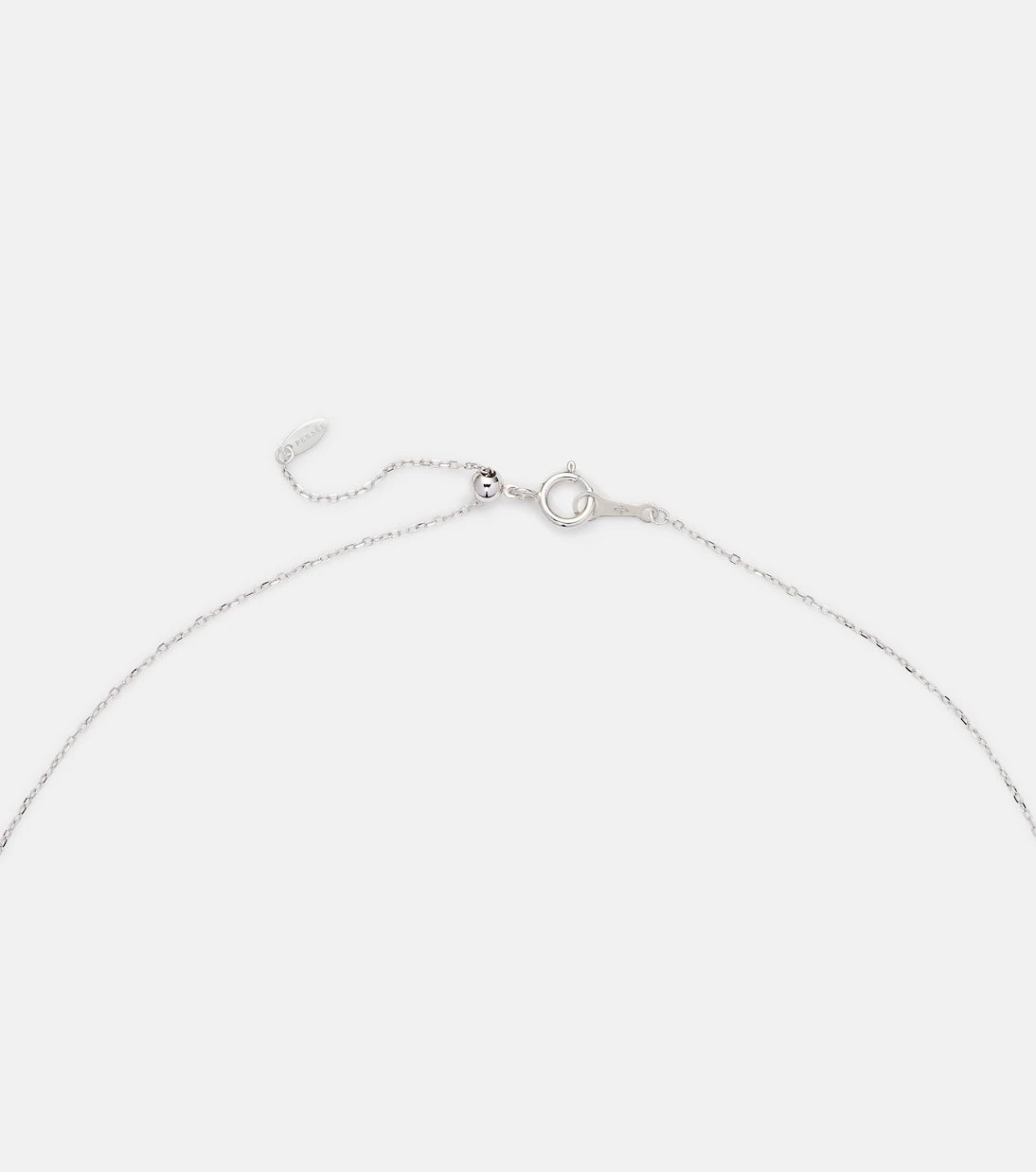 Persée - Floating 18kt white gold necklace with diamonds